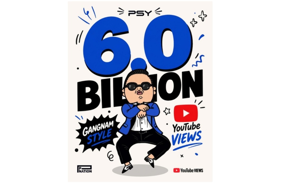 Psy's 'Gangnam Style' Reaches 6 Billion YouTube Views, Breaking K-pop Records