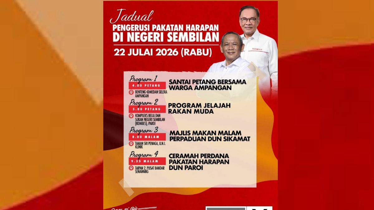 Anwar Launches Multi-Location Campaign Push in Negeri Sembilan
