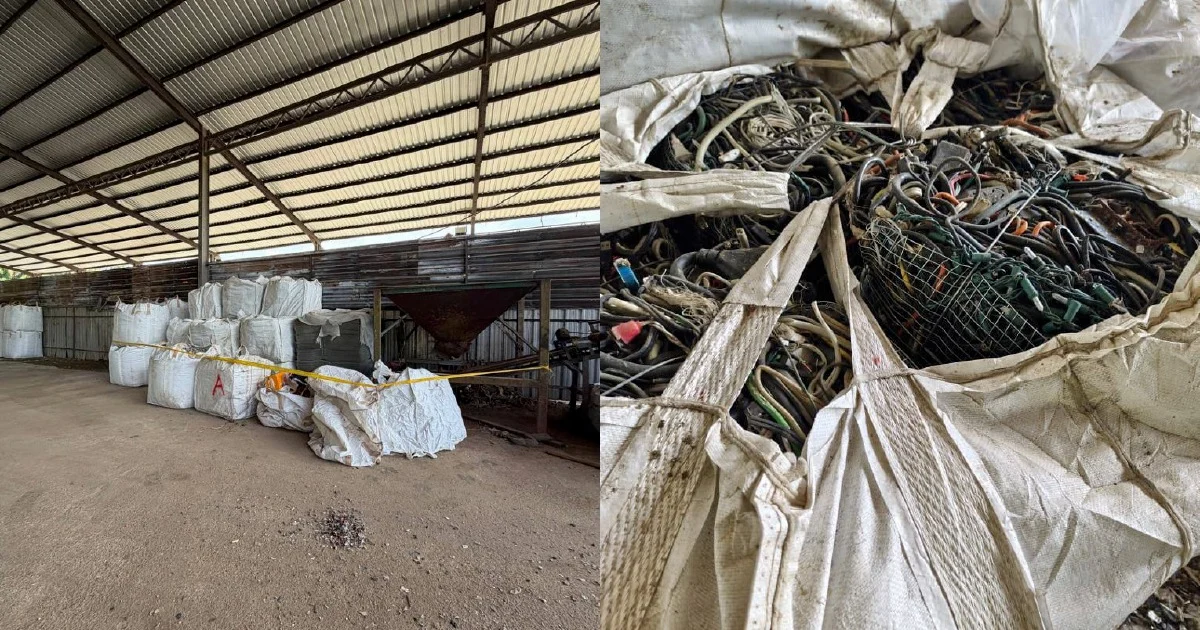 RM3 Million E-Waste Haul Seized in Bukit Mertajam Operation; Five Suspects Detained