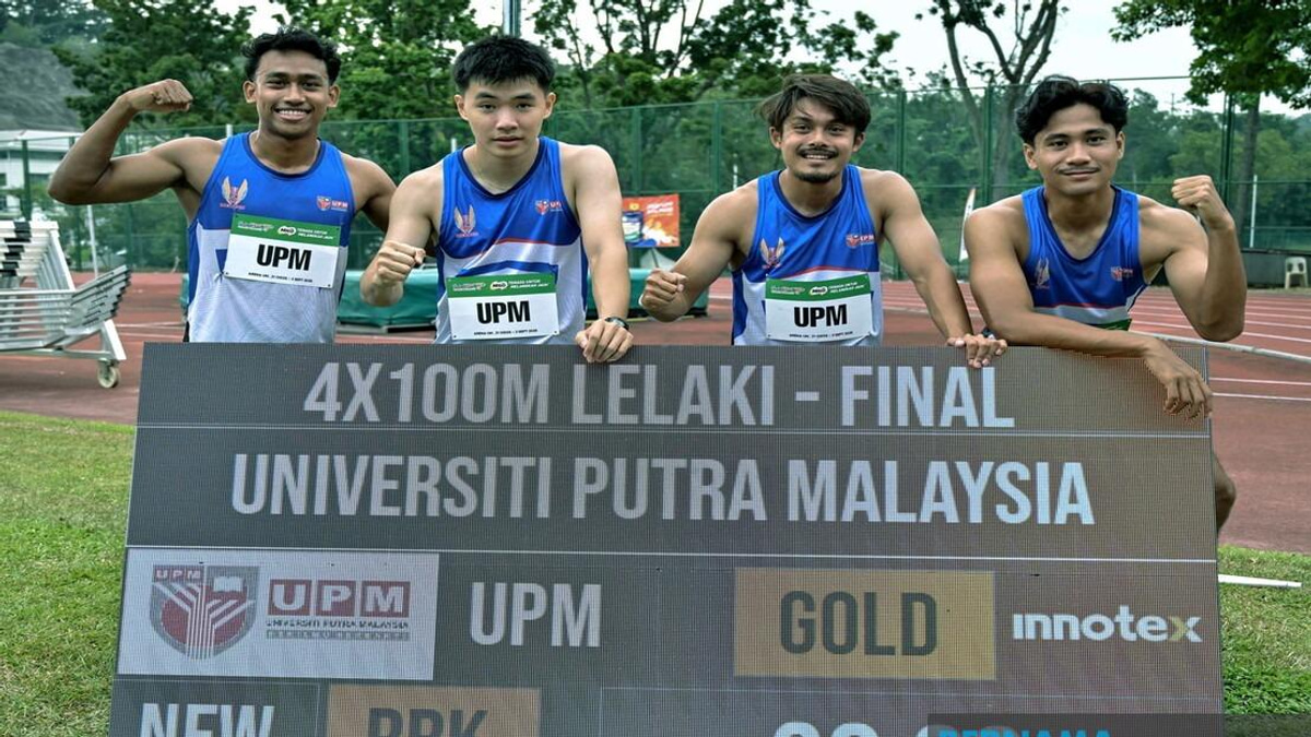 Aliff Iman Leads UPM to Historic 4x100m Relay Gold, Shatters SUKIPT Record