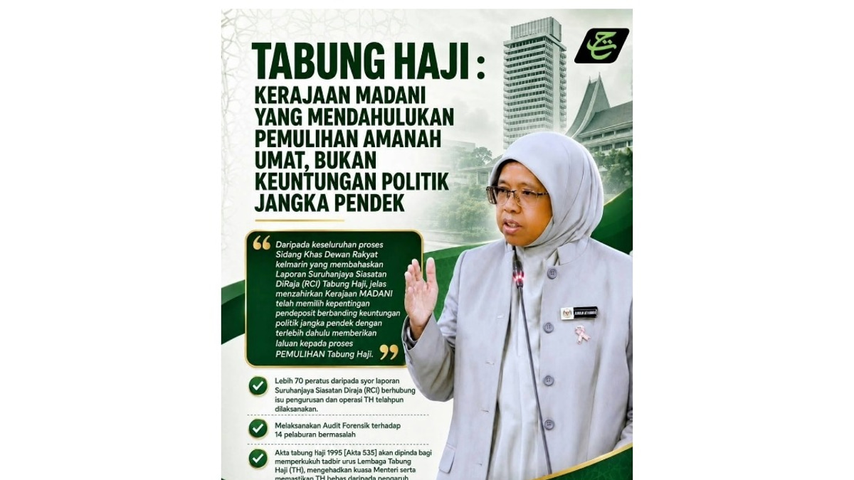Government Prioritises Depositors Over Politics in Tabung Haji RCI Disclosure, Says Deputy Minister