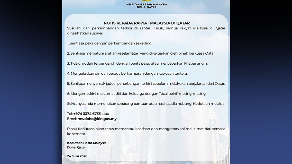 Malaysia Urges Citizens in Qatar to Heed Security Warnings Amid Regional Tensions