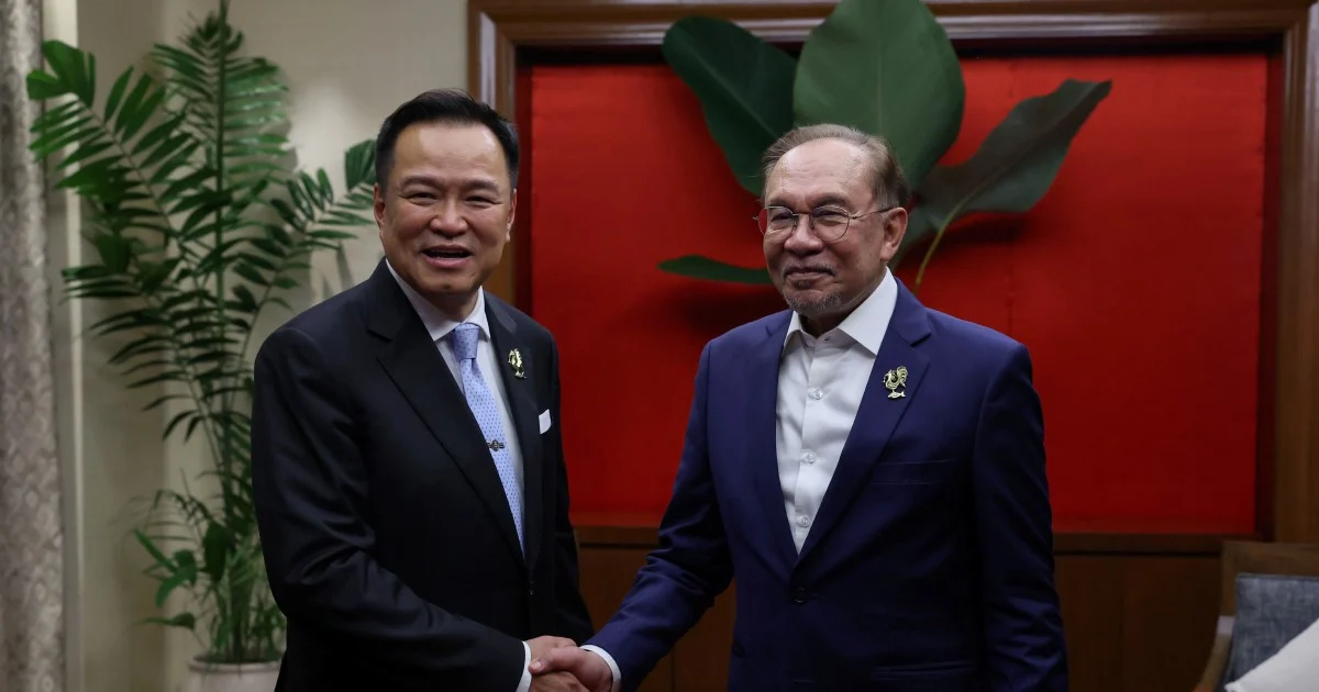 Thai PM Anutin Charnvirakul to visit Malaysia for talks on border security and trade