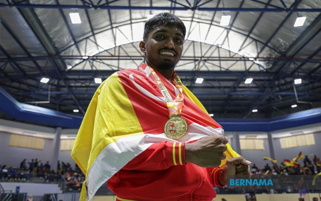 From Day Job to Glory: Mahendran's Silambam Hat-trick at Selangor SUKMA 2026