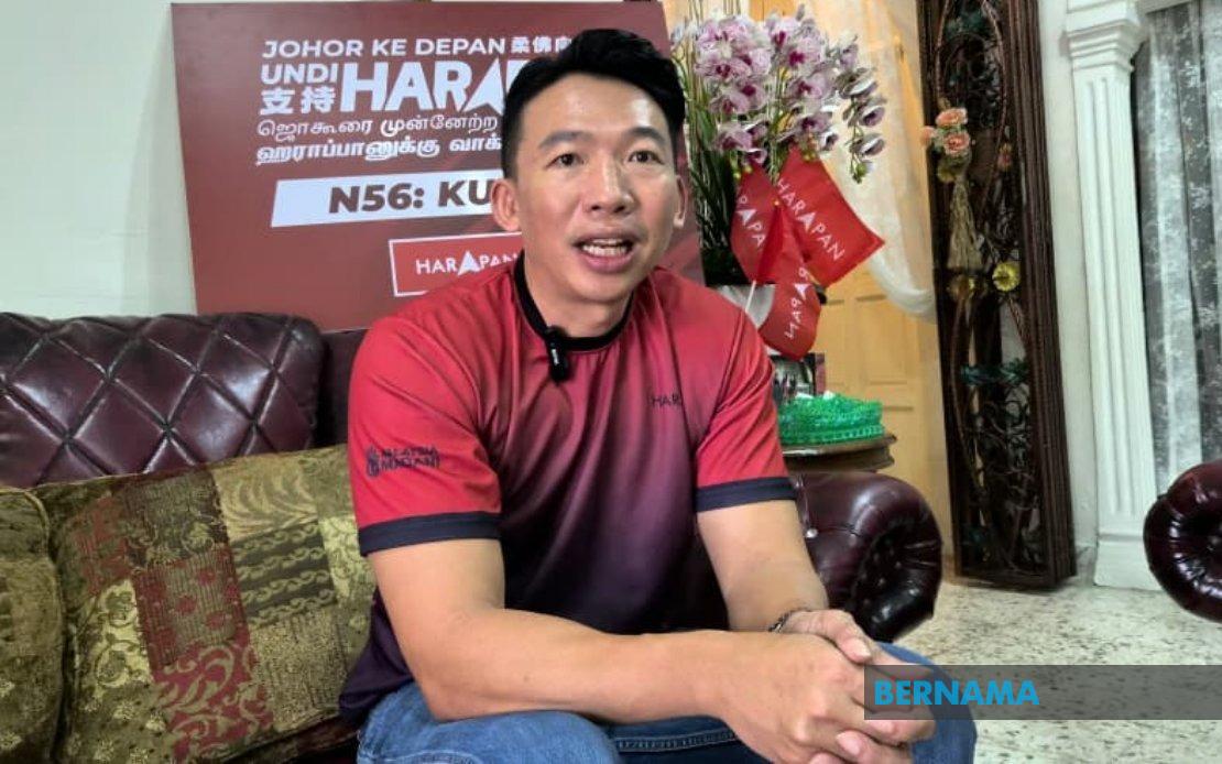 Kukup Candidate Cheah Charts Grassroots Course, Shuns National Politics in Final Campaign Push