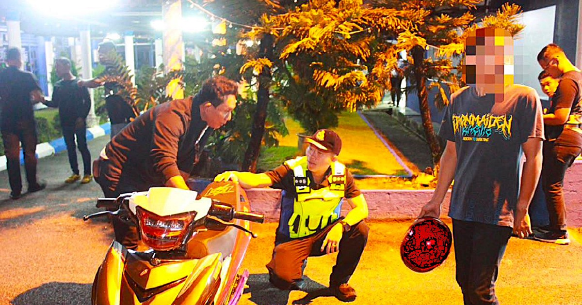 Seven Motorcycles Seized as Klang Police Crack Down on Illegal Street Racing