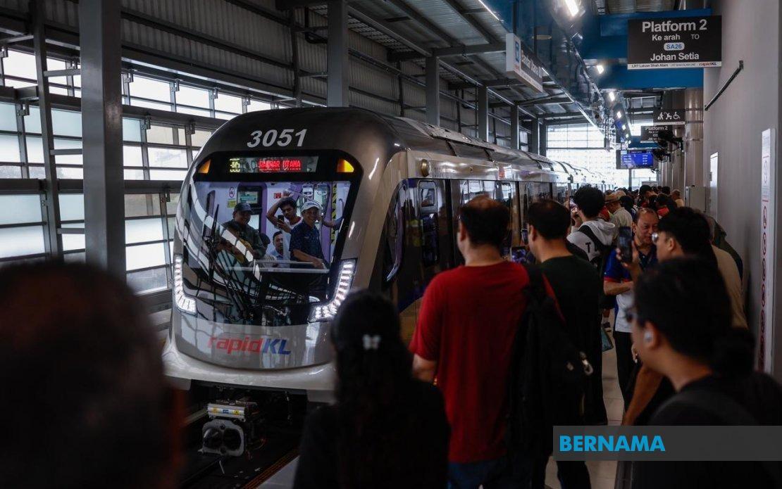 Prasarana Launches LRT3 Shah Alam Line with Modest First-Day Ridership Target