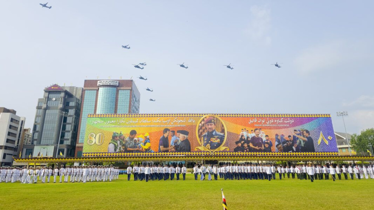 Brunei readies ceremonial parade for Sultan's 80th birthday milestone