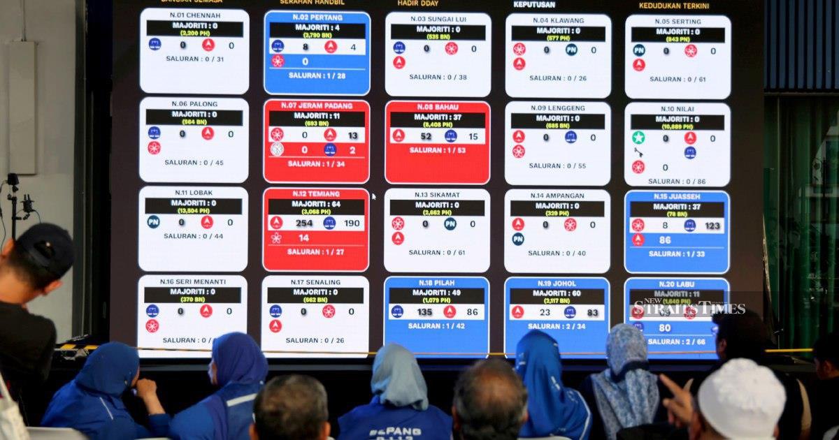 Negri Sembilan Election Results Reveal PH's Difficulties in Securing Malay-Majority Support