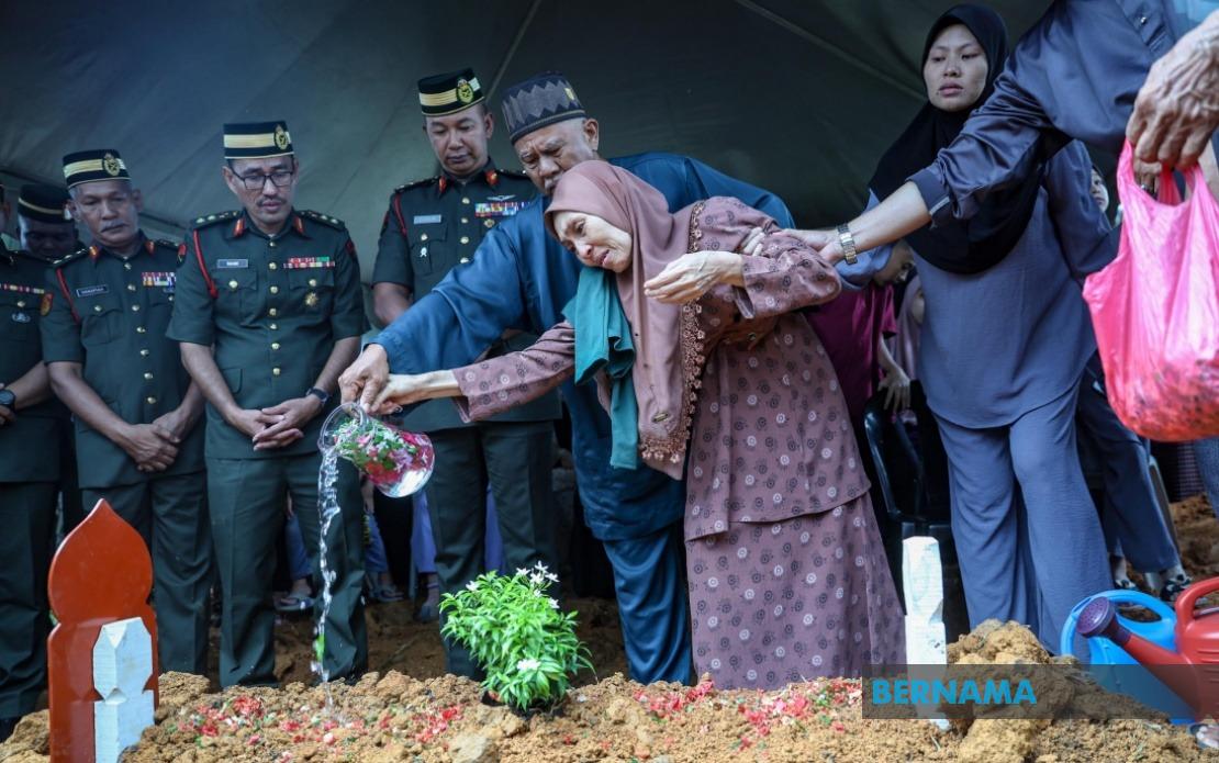 Young Soldier Killed in Grenade Training Accident Laid to Rest in Kluang