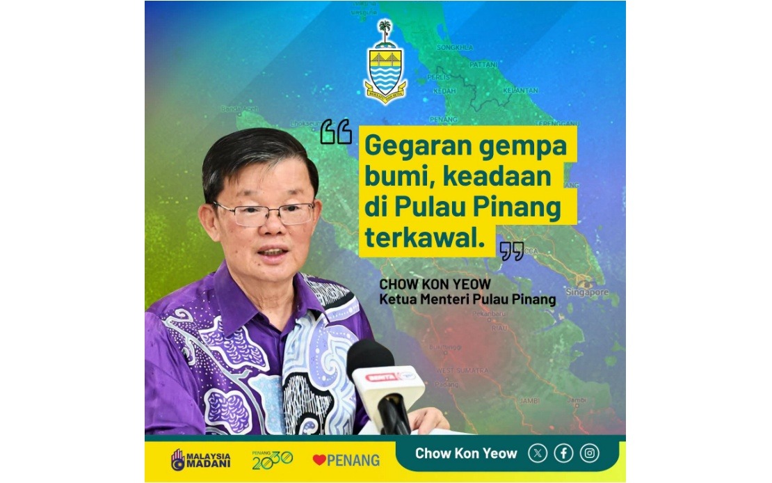Penang Declares All Clear After North Sumatran Earthquake Sends Tremors Across State