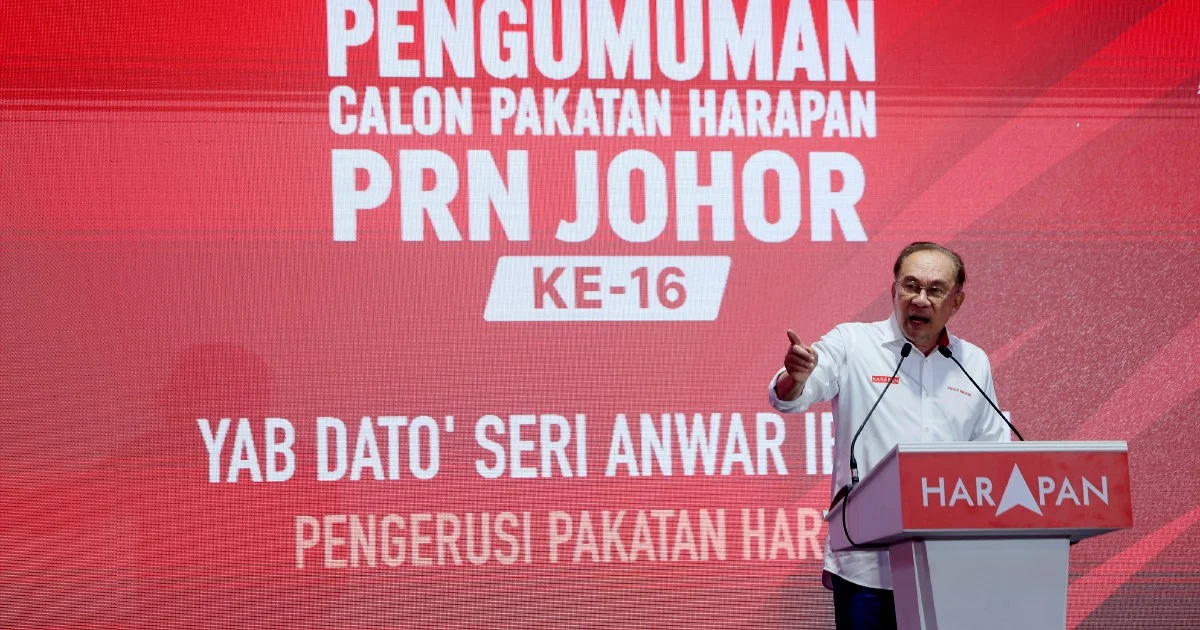 Anwar Directs Johor Leadership to Scrutinise Past Federal Governments Over Revenue Distribution Claims