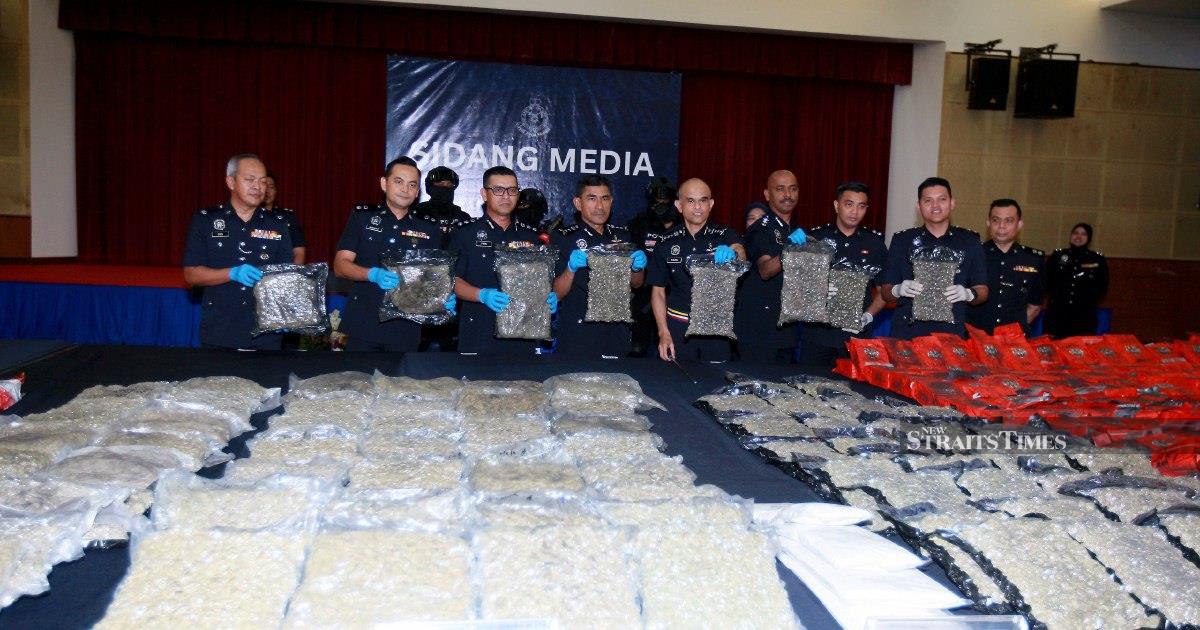 Major Drug Haul in Selangor: Police Intercept RM37.5 Million Cache Across Six Operations