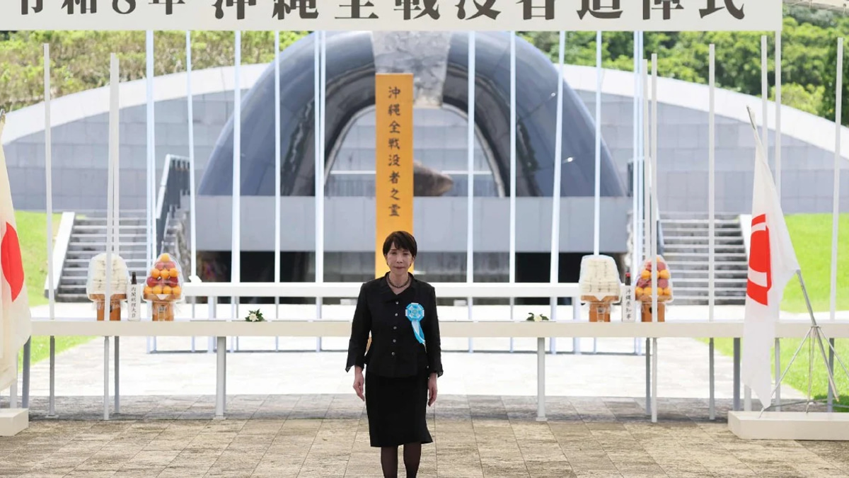 Japanese PM faces public backlash over military expansion plans at war memorial