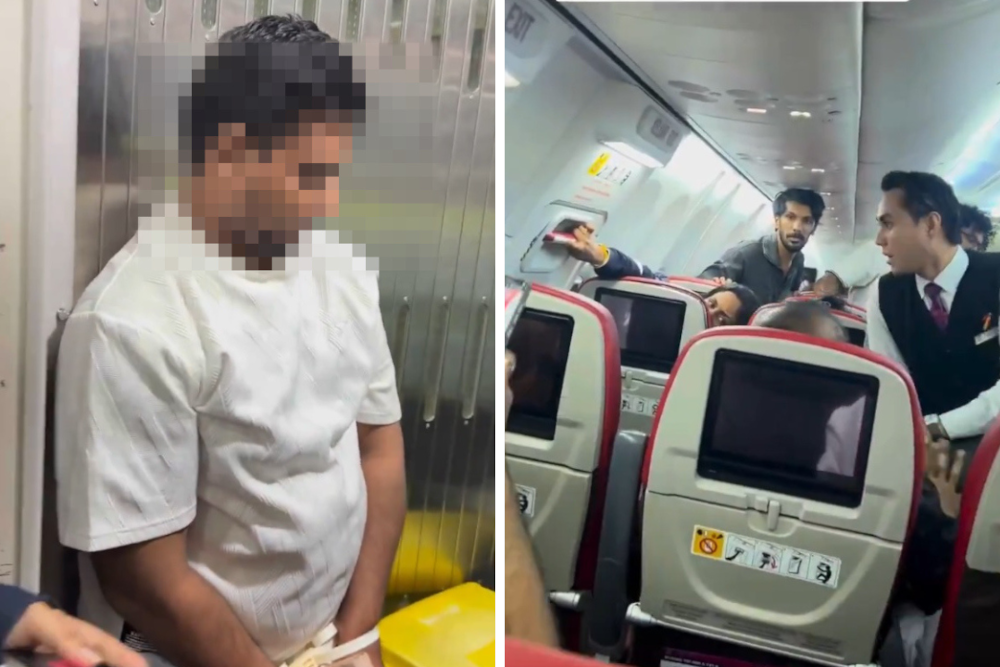Passenger arrested for attempting to open emergency door on Batik Air flight to India