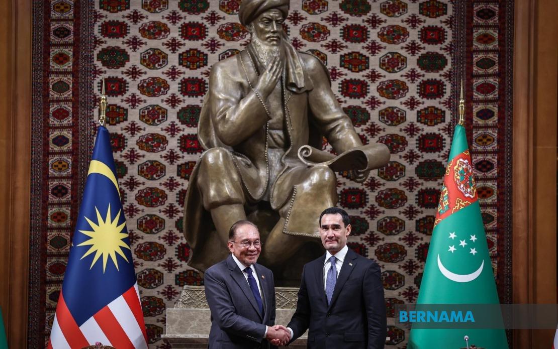 Malaysia and Turkmenistan Chart Deeper Strategic Partnership Under Anwar's Leadership