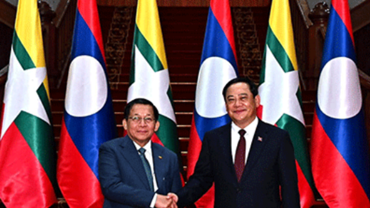 Laos and Myanmar deepen ties as Myanmar President concludes landmark state visit