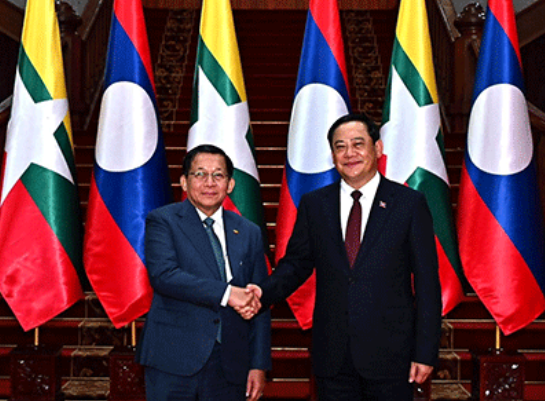 Laos and Myanmar deepen ties as Myanmar President concludes landmark state visit