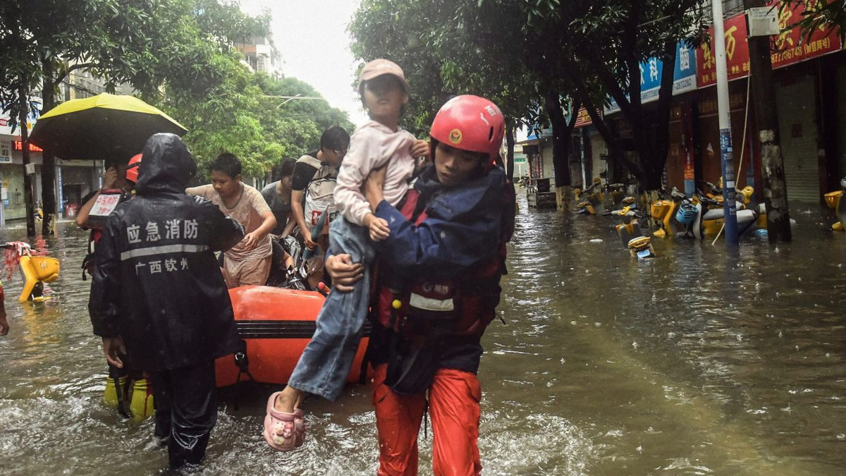 China battles multiple disasters as floods, storms and landslide claim over 50 lives