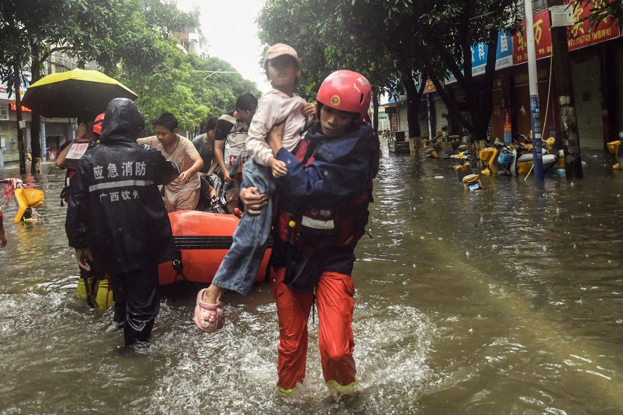 China battles multiple disasters as floods, storms and landslide claim over 50 lives