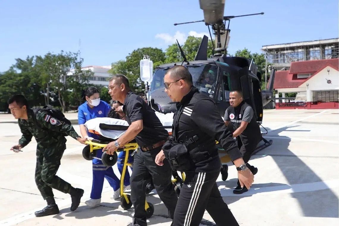 Twin bombings in Thailand's deep south wound dozen police officers
