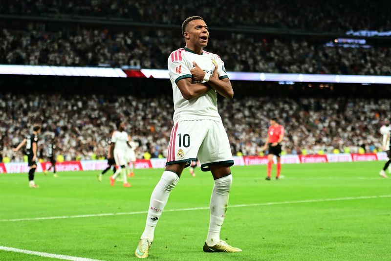 Mbappe's hat-trick fires Real Madrid past Real Sociedad as Mourinho marks Bernabeu return