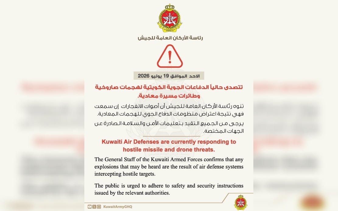 Kuwait Braces for Impact as Regional Missile and Drone Threats Intensify