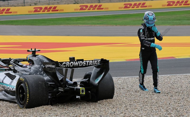Russell Left 'Numb' After Costly Belgian GP Crash Derails Title Bid