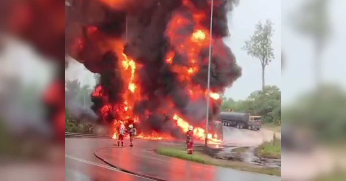 Fuel tanker driver detained as investigations begin into Temerloh collision that killed two