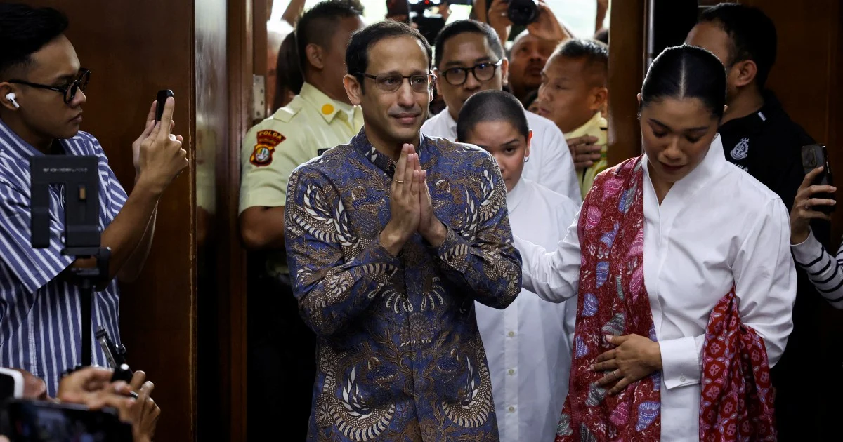 Indonesian Court Convicts Nadiem Makarim of Corruption, Sentences Former Minister to 10 Years in Prison