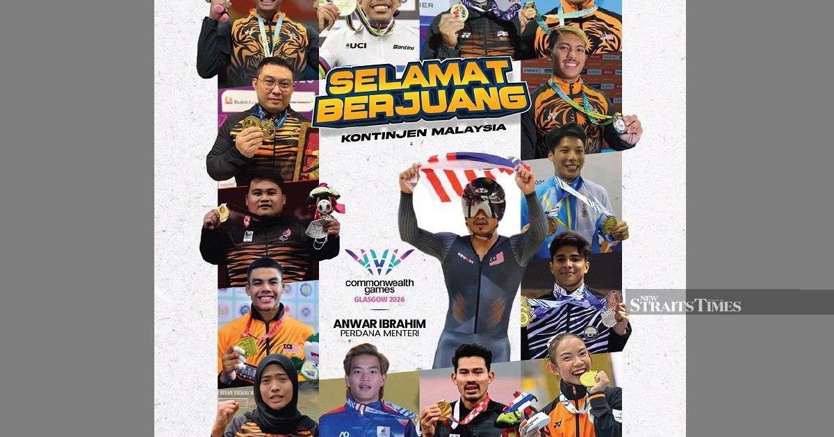 Anwar backs Malaysian athletes heading to Glasgow 2026 Commonwealth Games
