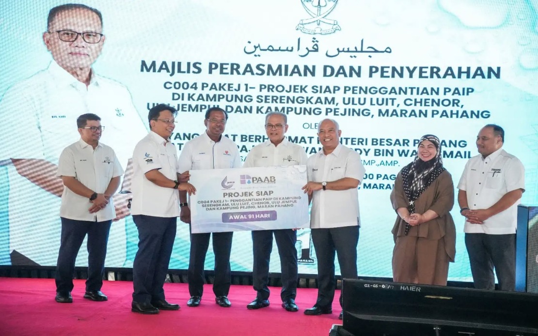 PAAB's RM11.19 Million Maran Water Project Ends Two Decades of Supply Woes