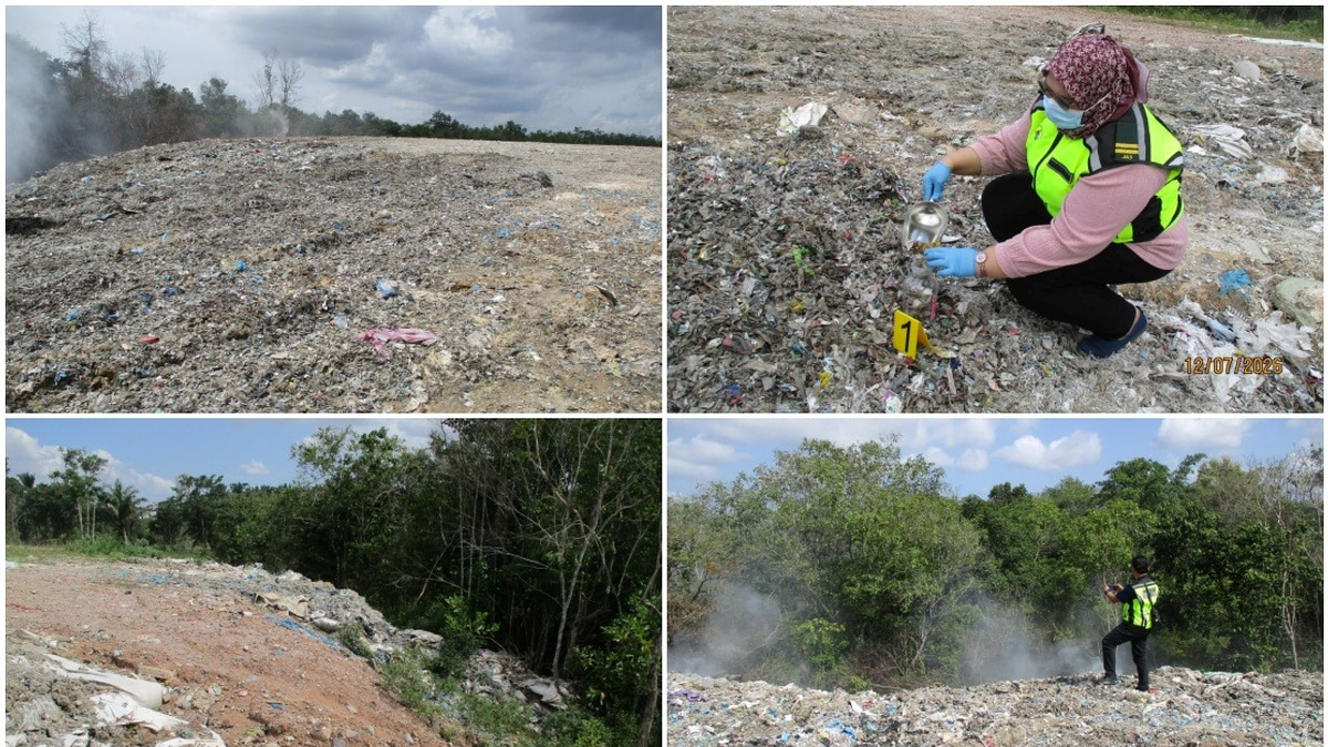 Kedah Environment Department Uncovers Illegal Waste Dump and Open Burning Operations in Bukit Banyan