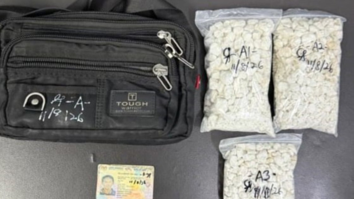 Police bust heroin operation in Simpang Renggam, arrest suspect with over 1kg narcotics