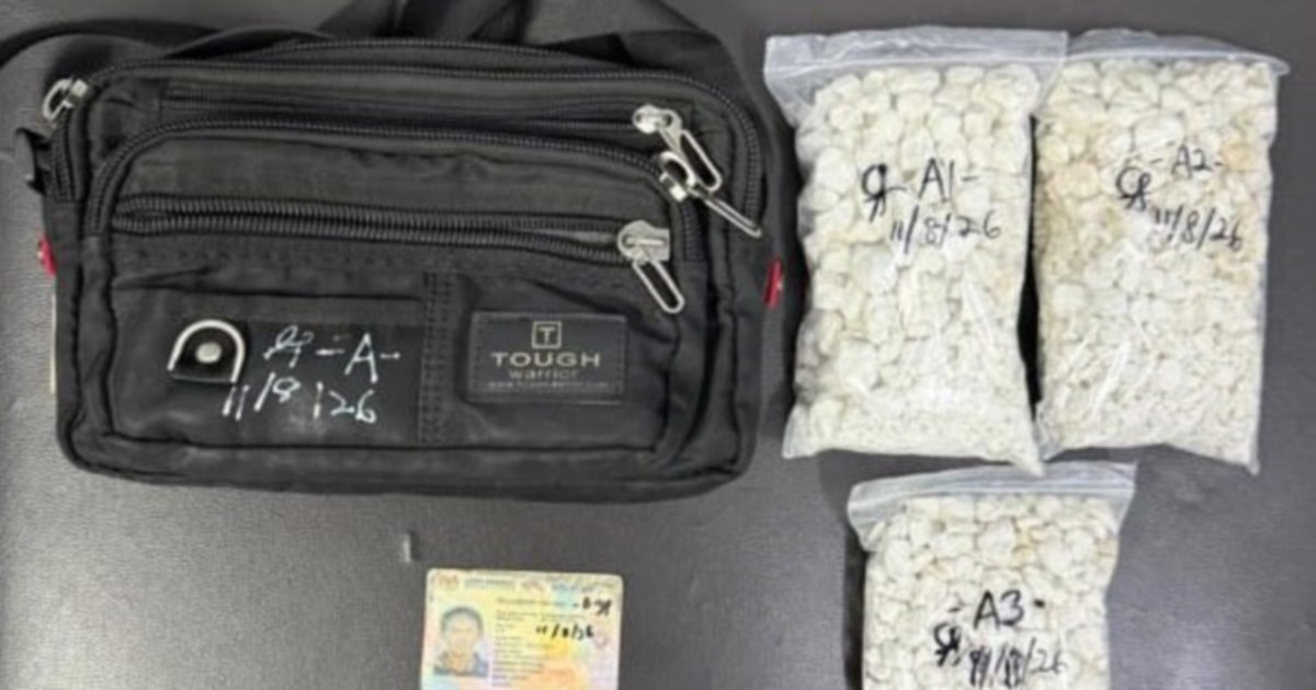 Police bust heroin operation in Simpang Renggam, arrest suspect with over 1kg narcotics