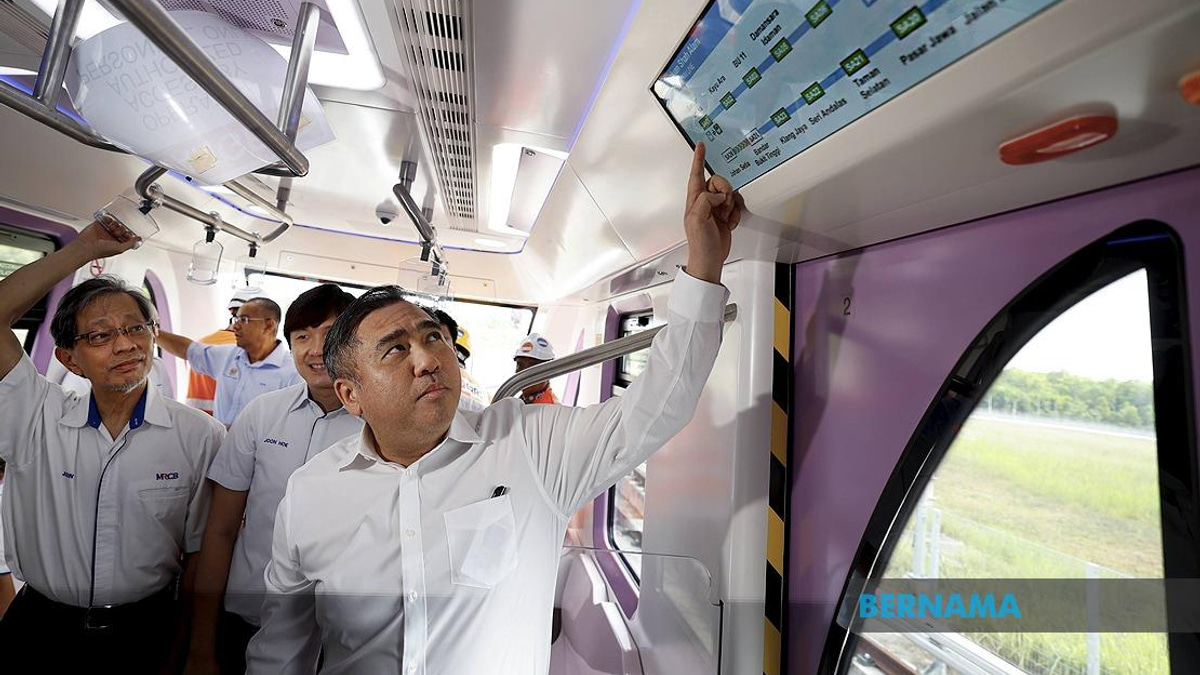LRT3 Shah Alam Line Opens June 29 After Transport Minister's Announcement
