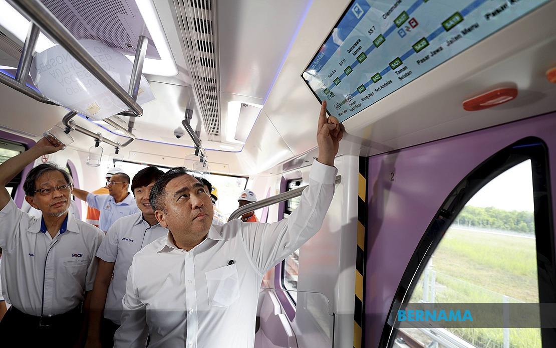 LRT3 Shah Alam Line Opens June 29 After Transport Minister's Announcement