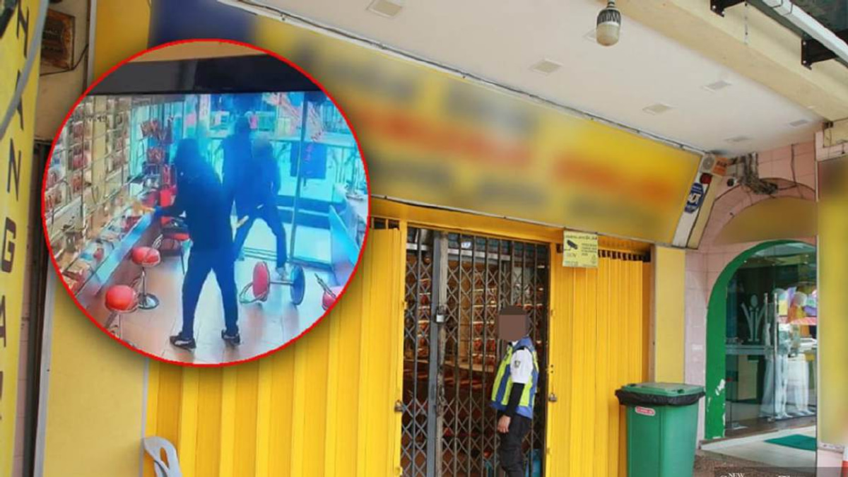 Police investigate attempted armed robbery at Klang goldsmith shop