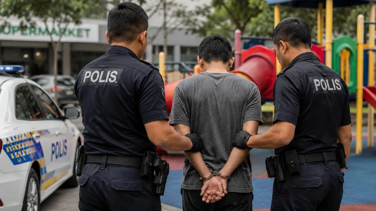 Foreign National Arrested After Indecent Exposure Incident at Cyberjaya Playground