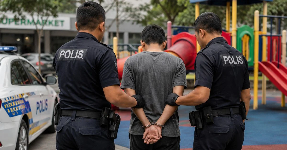 Foreign National Arrested After Indecent Exposure Incident at Cyberjaya Playground