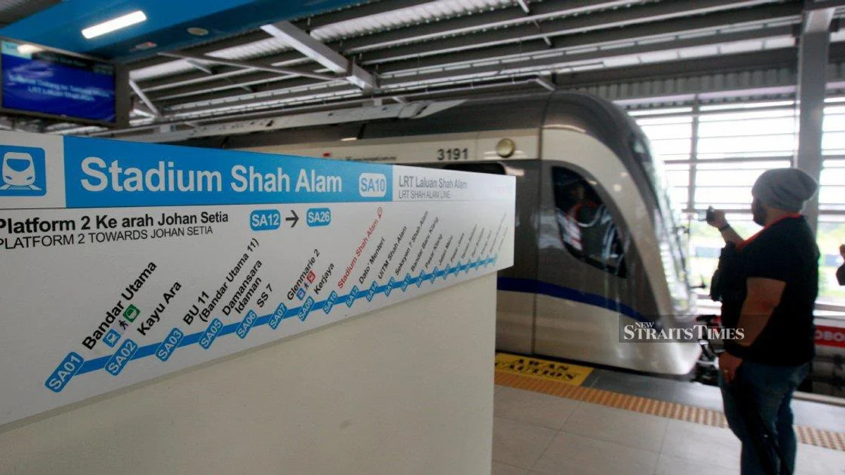 Anwar to inaugurate LRT3 Shah Alam extension this Sunday ahead of Monday service launch