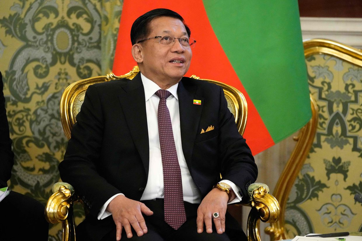 Myanmar's Min Aung Hlaing Heads to Cambodia as Legitimacy Quest Draws Fire