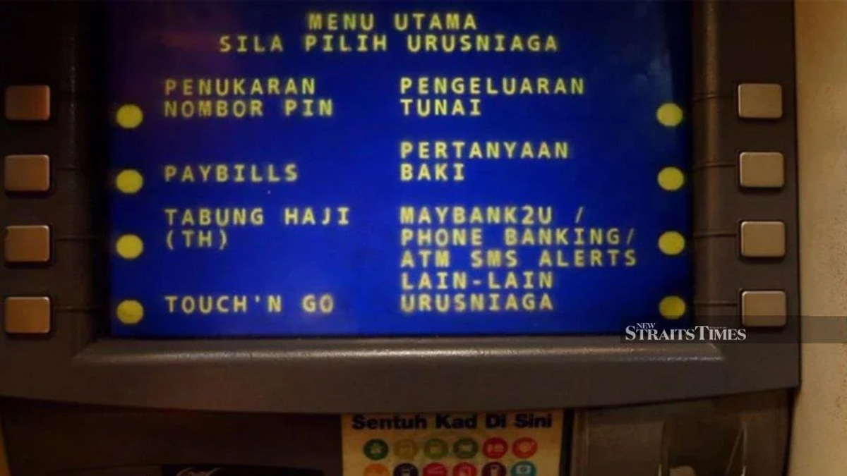 Bank Negara urges public to flag improper ATM fees from own-bank machines