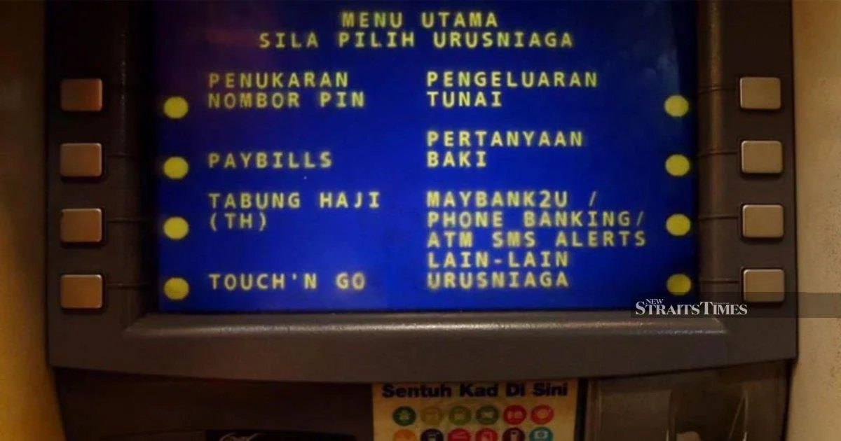 Bank Negara urges public to flag improper ATM fees from own-bank machines