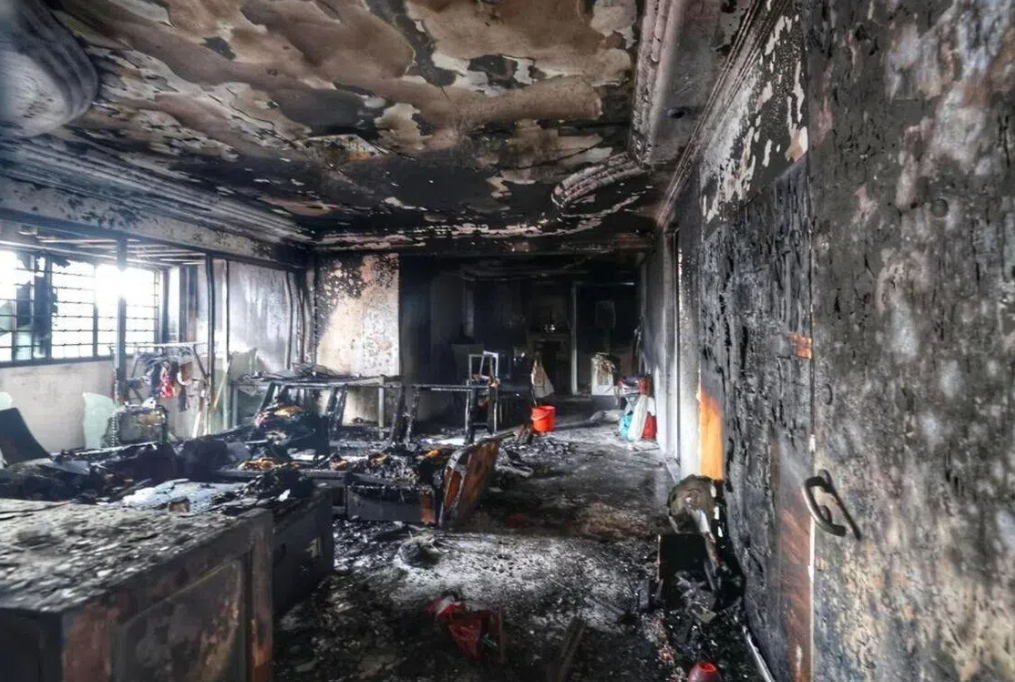 Two rescued from burning Singapore HDB flat in early morning blaze
