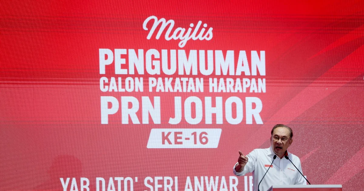 Johor receives more federal funding than it contributes in revenue, says PM Anwar