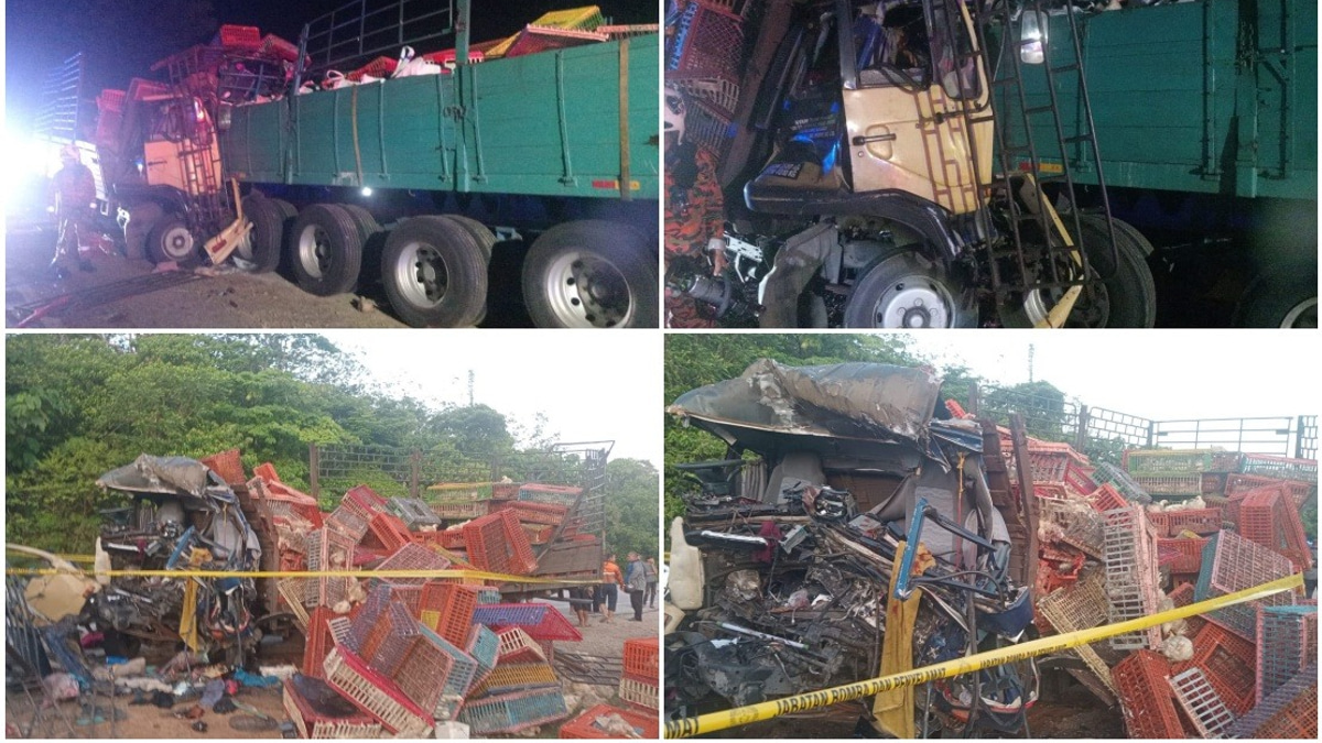 Three Dead After Chicken Lorry Collides With Trailer on East-West Highway