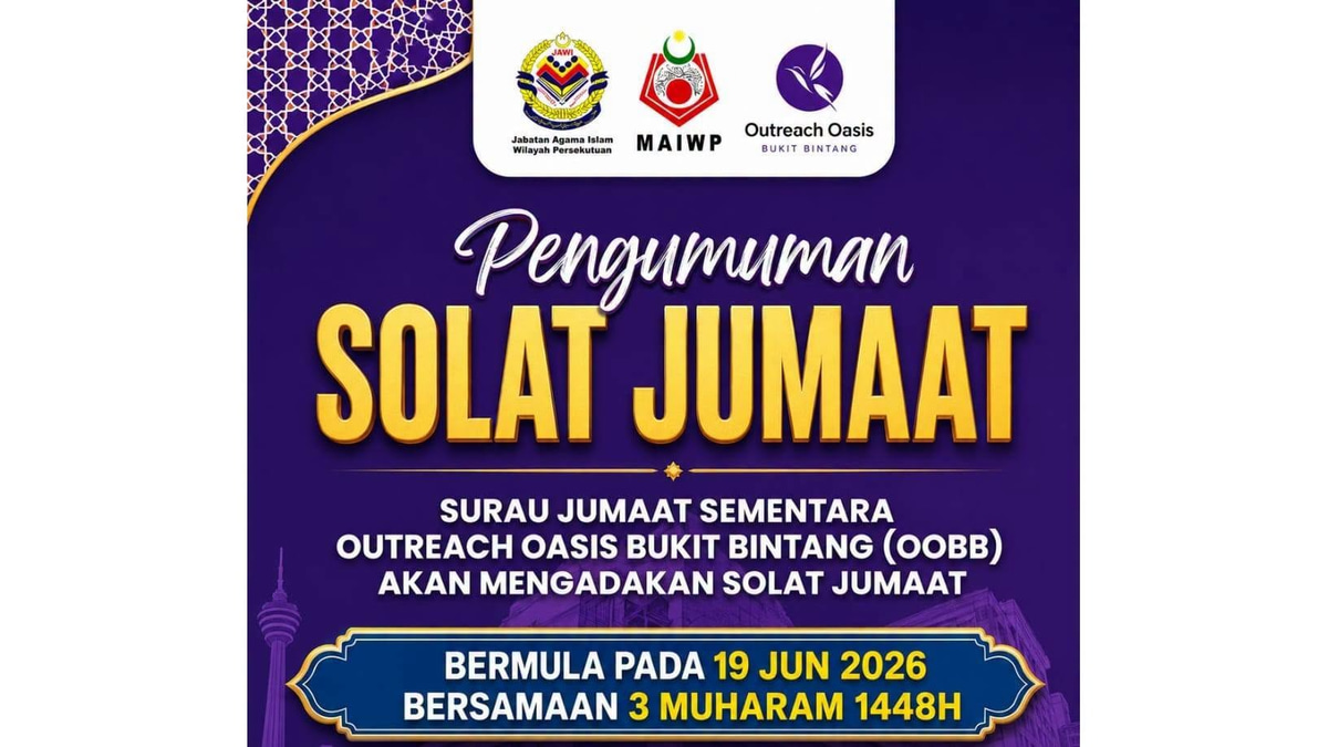 Bukit Bintang Gets Temporary Friday Prayer Facility Ahead of Permanent Surau