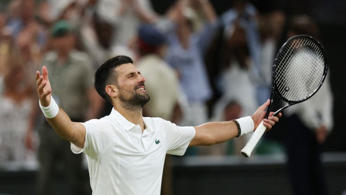 Djokovic Reaches Eighth Straight Wimbledon Semi-Final in Epic Five-Set Battle with Auger-Aliassime