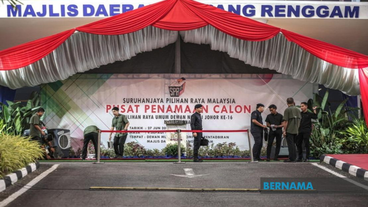 Johor State Election: 56 Nomination Centres Open for Candidate Registration